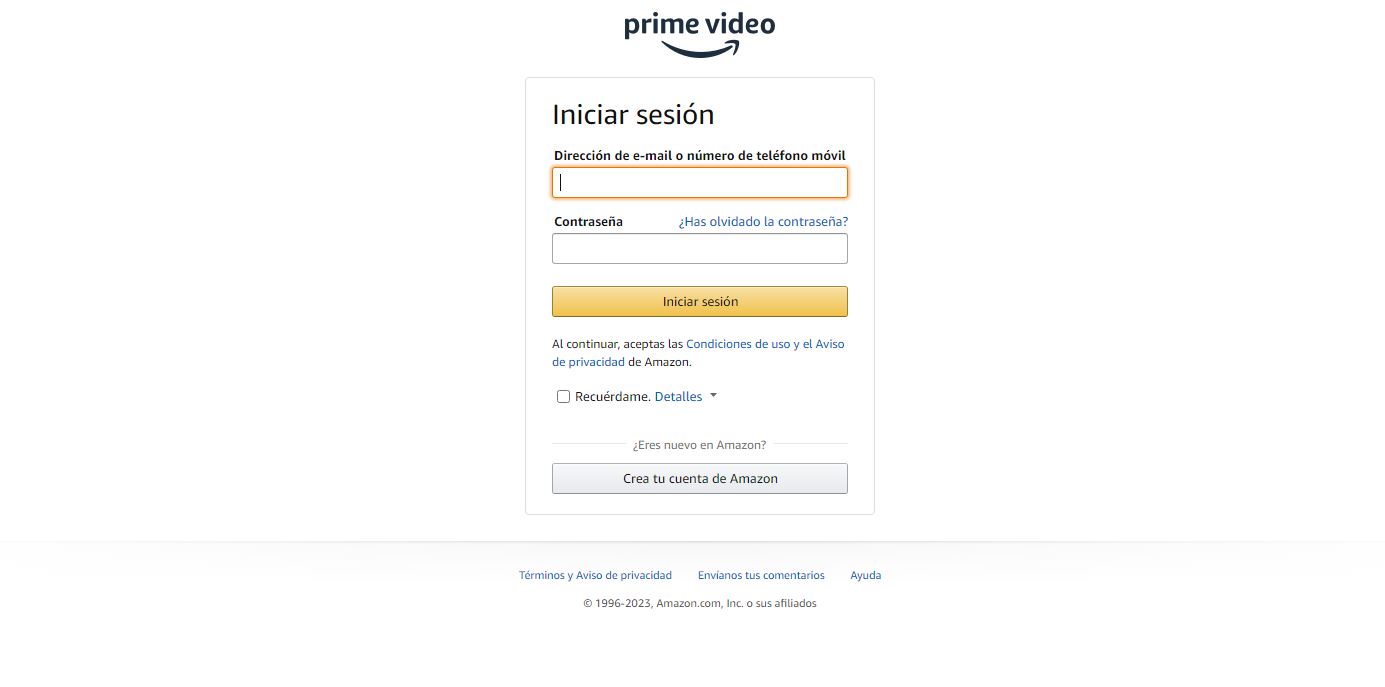 Ingresa a Amazon Prime para eliminar dispositivos